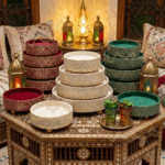 Coffrets Déco Luxe avec Piétement en Bois – Set de 4 – Image 4