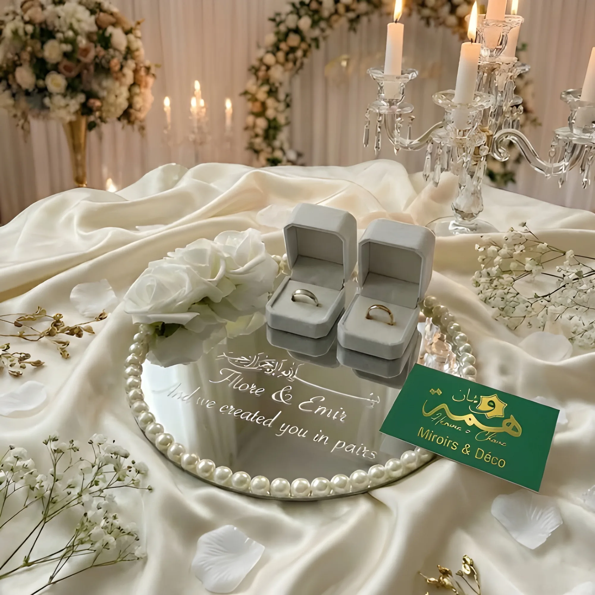 floral , mariage , wedding , Anniversaire , Birthday , Compositions Florales Luxe, floral, Anniversaire, Birthday, Compositions Florales Luxe, Marriage, wedding, عقد القران , ورد , سبوع , coffret chocolat , Baby shower , Dattes fourrées prestige , Coffrets gourmands / Chocolats de luxe , Mariage marocain , Cadeau parfait , Fiançailles , حنة , حنة العروس , Henné , Tawzi3at , Luxe , Hemma o Chane , Henné , Mirror , Maraya , Miroir Mariage, Plateau Miroir, Porte Alliances, Ring Box Velours, Décoration Mariage Maroc, Drib Sda9, Seniyat Mraya, Miroir Personnalisé, Calligraphie Mariage, Hemma o Chane, Accessoires Fiançailles, Déco Henna, Plateau Alliances, Cadeau Mariés.