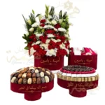 Coffret de Luxe Mariage & Fiançailles Velours Rouge (Pack Hdia Prestige)